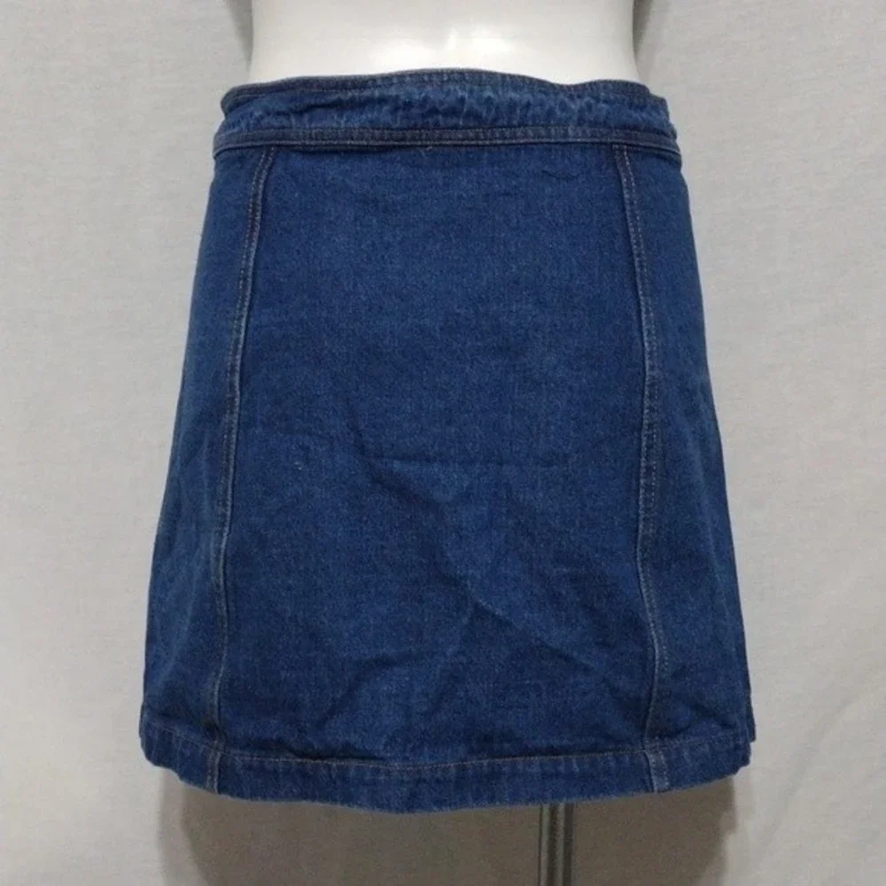Sans Souci Blue Denim Mini Skirt - Picture 5 of 6